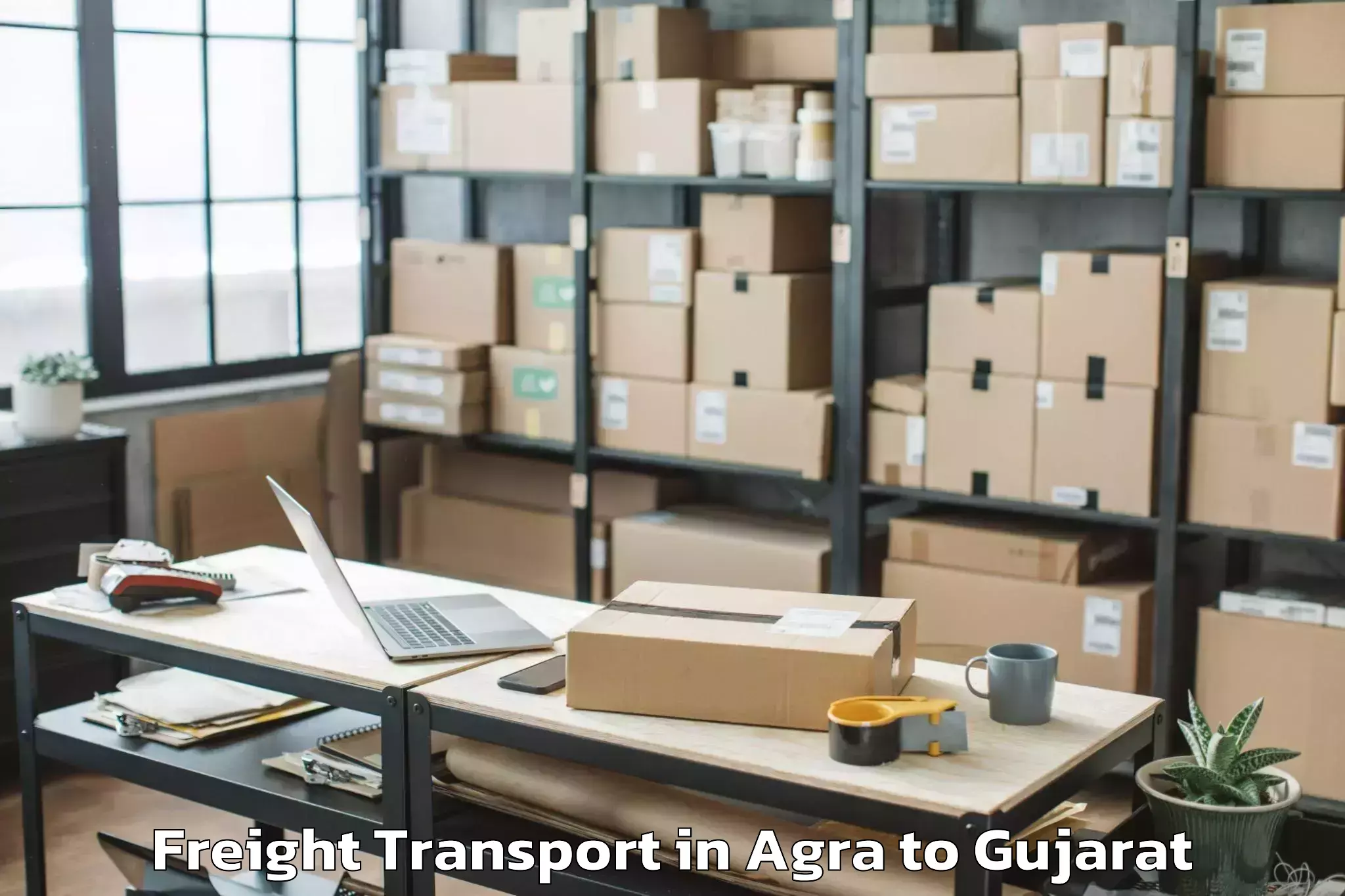 Top Agra to Sagbara Freight Transport Available